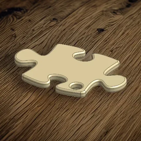 Móc khóa mảnh ghép - Image 1