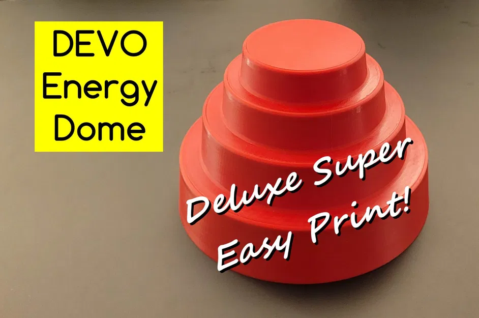 Mũ DEVO Energy Dome - Phiên bản Deluxe Dễ Dàng In - Image 1