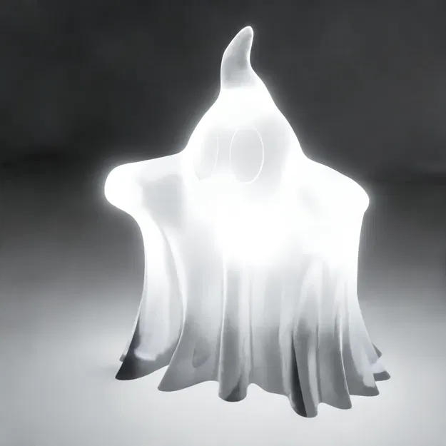 Bình ma quái Booh trang trí Halloween - màu đơn sắc - Image 3