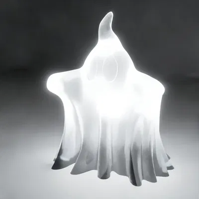 Bình ma quái Booh trang trí Halloween - màu đơn sắc