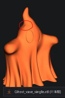 Bình ma quái Booh trang trí Halloween - màu đơn sắc - Image 4