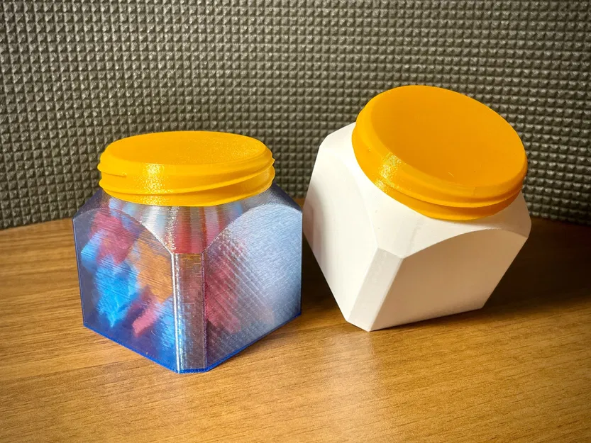 Bình đựng hình vuông có nắp vặn cho in 3D nhanh chóng - Image 5