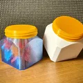 Bình đựng hình vuông có nắp vặn cho in 3D nhanh chóng - Thumbnail 5