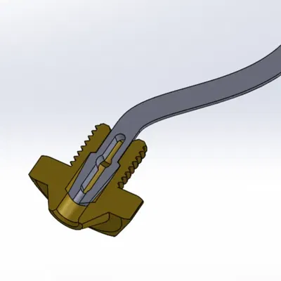 Móc khóa vòi phun đơn giản cho cuộc thi in 3D