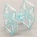 Mô hình trang trí TIE Fighter chủ đề bông tuyết cho in resin - Thumbnail 3