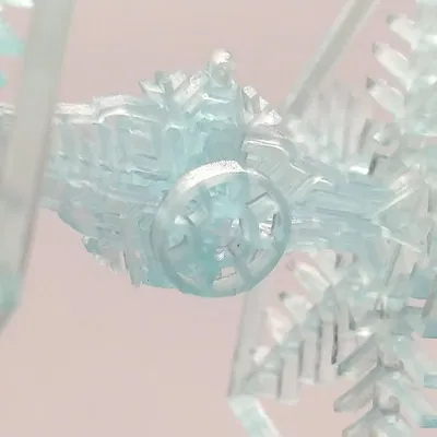 Mô hình trang trí TIE Fighter chủ đề bông tuyết cho in resin