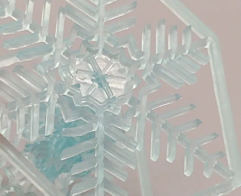 Mô hình trang trí TIE Fighter chủ đề bông tuyết cho in resin - Image 5