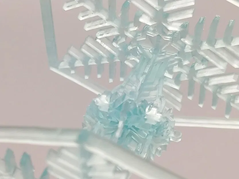 Mô hình trang trí TIE Fighter chủ đề bông tuyết cho in resin - Image 6