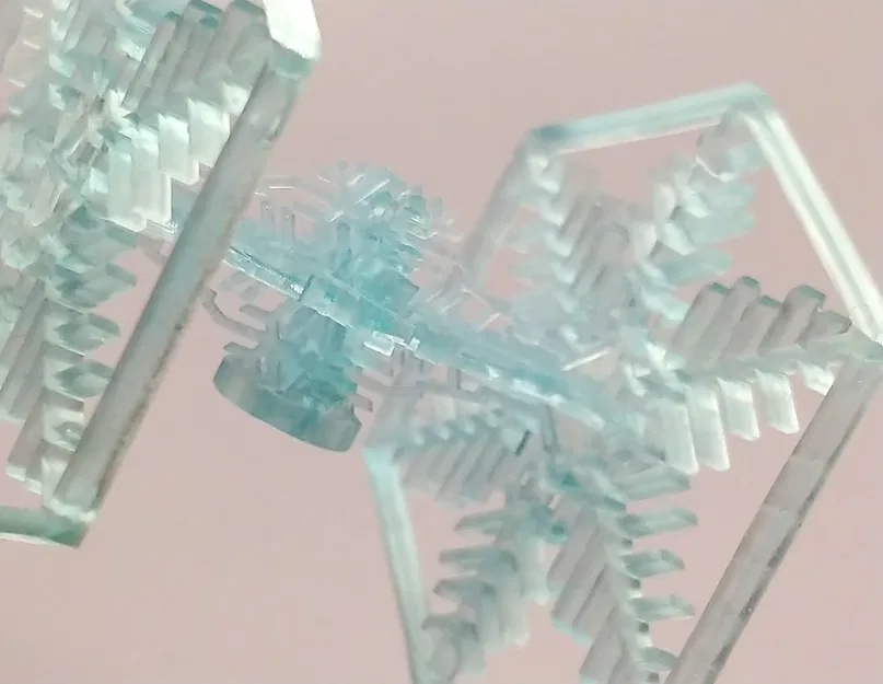 Mô hình trang trí TIE Fighter chủ đề bông tuyết cho in resin - Image 9