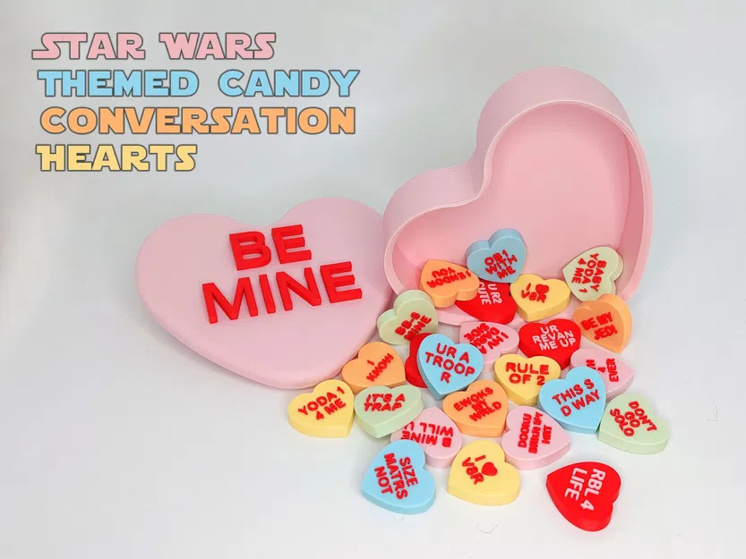 Trái tim Valentine chủ đề Star Wars cho người yêu thích phim - Image 1