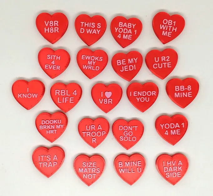 Trái tim Valentine chủ đề Star Wars cho người yêu thích phim - Image 3