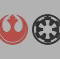 Dấu sách biểu tượng Rebel và Đế chế trong Star Wars - Thumbnail 4