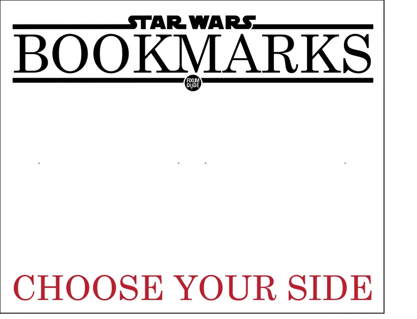 Dấu sách biểu tượng Rebel và Đế chế trong Star Wars - Image 5