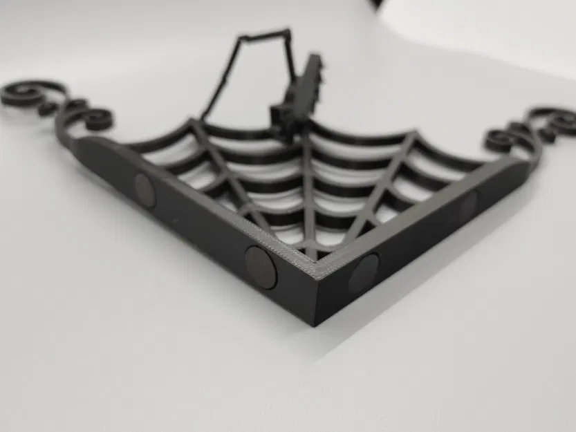 Trang trí Halloween mạng nhện góc với nhện in sẵn - Image 7