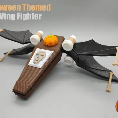 Chiến đấu cơ X-Ving chủ đề Halloween và ma cà rồng