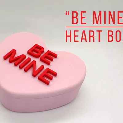 Hộp kẹo hình trái tim "Be Mine" cho ngày Valentine