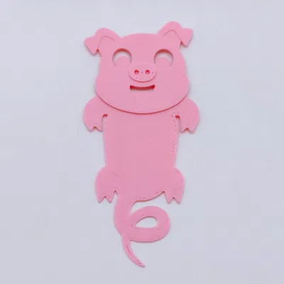 Dấu trang hình heo dễ thương giúp giữ trang sách