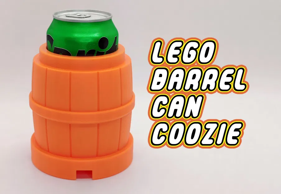 Koozie giữ lạnh đồ uống hình thùng LEGO 12oz - Image 1