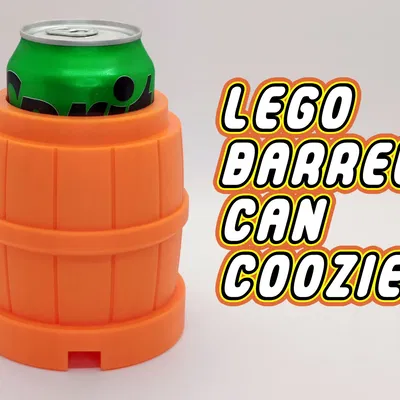 Koozie giữ lạnh đồ uống hình thùng LEGO 12oz
