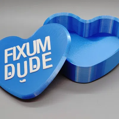 Hộp trái tim Fixumdude độc đáo từ sticker của sliverbaer