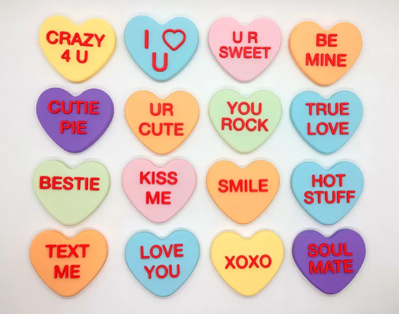 Chuỗi trang trí trái tim trò chuyện cho ngày Valentine - Image 2