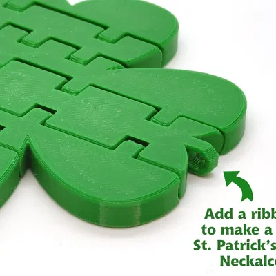 Vòng cổ và cỏ ba lá linh hoạt cho ngày lễ Thánh Patrick