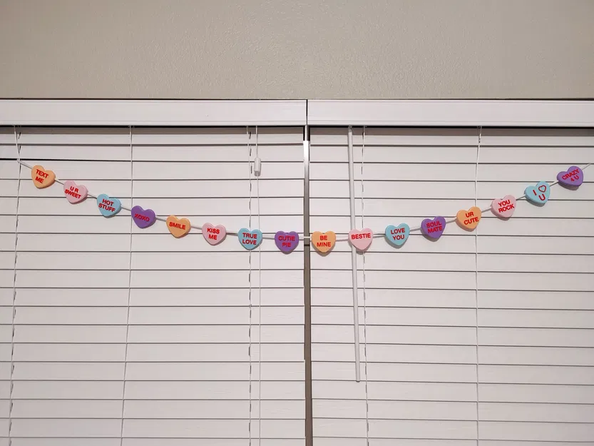 Chuỗi trang trí trái tim trò chuyện cho ngày Valentine - Image 3