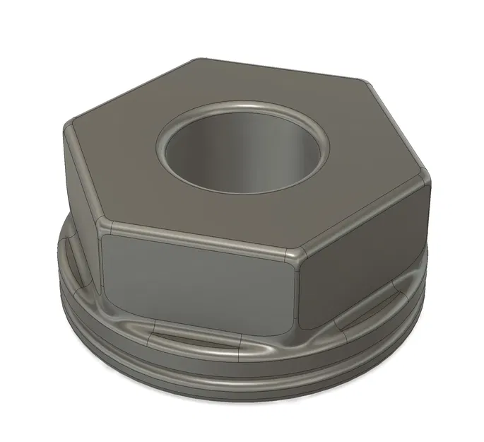 Mô hình bulkhead/passthrough cho fitting BSP 1/8" PC4 - Image 3