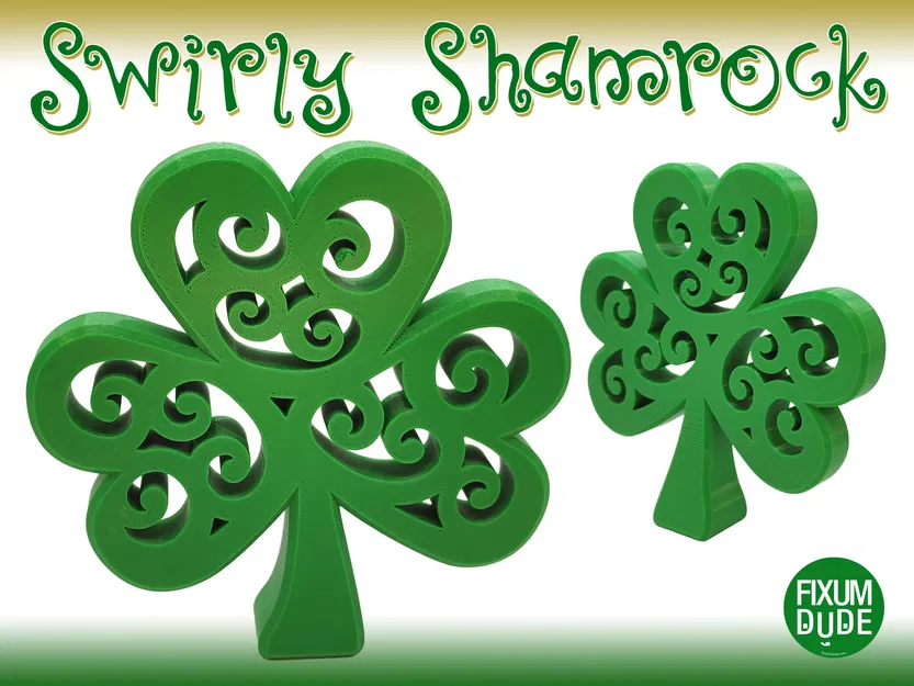 Trang trí cỏ ba lá xoáy cho ngày Thánh Patrick - Image 1