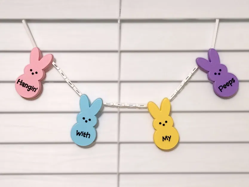 Trang trí treo mùa xuân với nhân vật thỏ đáng yêu - Image 3