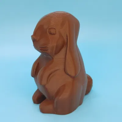 Thỏ dễ thương với tai rủ mùa xuân và lễ Phục sinh