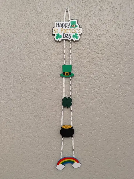 Dây trang trí lễ hội Ngày Thánh Patrick ghép nối màu sắc - Image 4