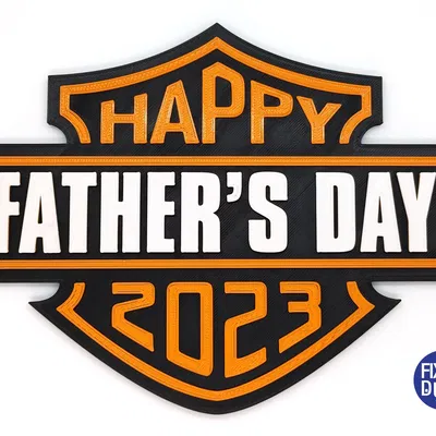 Biển báo Ngày của Cha lấy cảm hứng từ Harley-Davidson