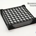 Lót ly Houndstooth hình vuông thanh lịch - Thumbnail 3
