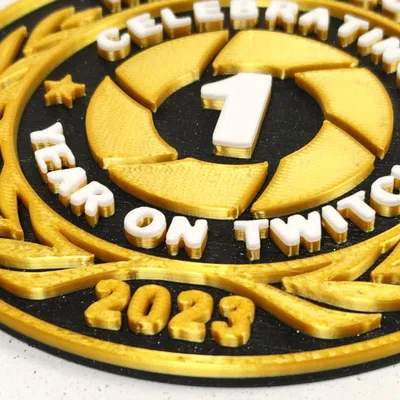 Huy hiệu kỷ niệm một năm MakerDeck trên Twitch