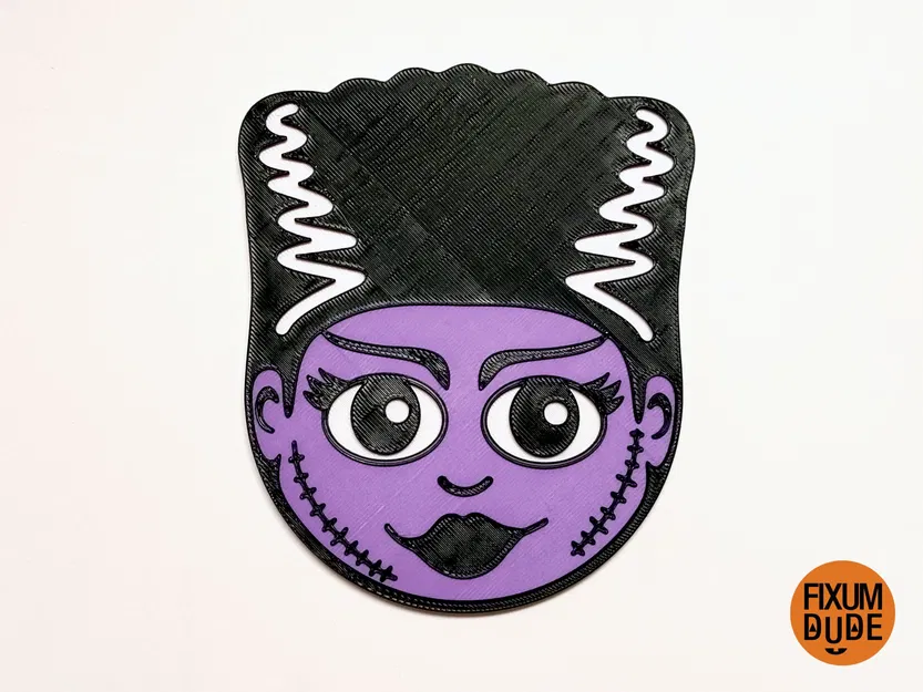 Giá đỡ ly Halloween - Cô dâu của Frankenstein - Image 2