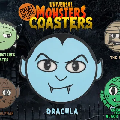 Giá đỡ ly Dracula dễ thương cho Halloween