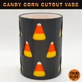 Bình hoa cắt hình kẹo ngô cho trang trí mùa thu/Halloween - Thumbnail 1