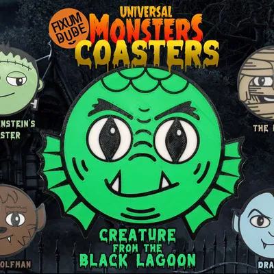 Cốc uống nước có hình sinh vật từ đầm lầy đen