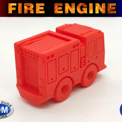 Xe cứu hỏa in tại chỗ Fixum Dude Motors