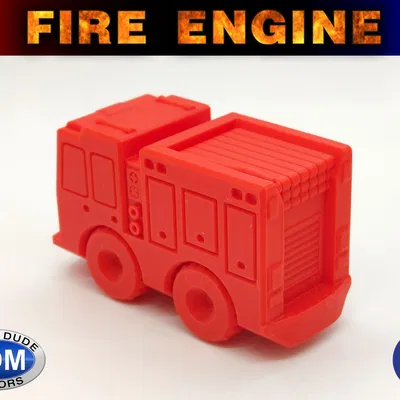 Xe cứu hỏa in tại chỗ Fixum Dude Motors