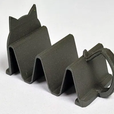 Giá đỡ taco hình mèo với tay cầm tiện lợi