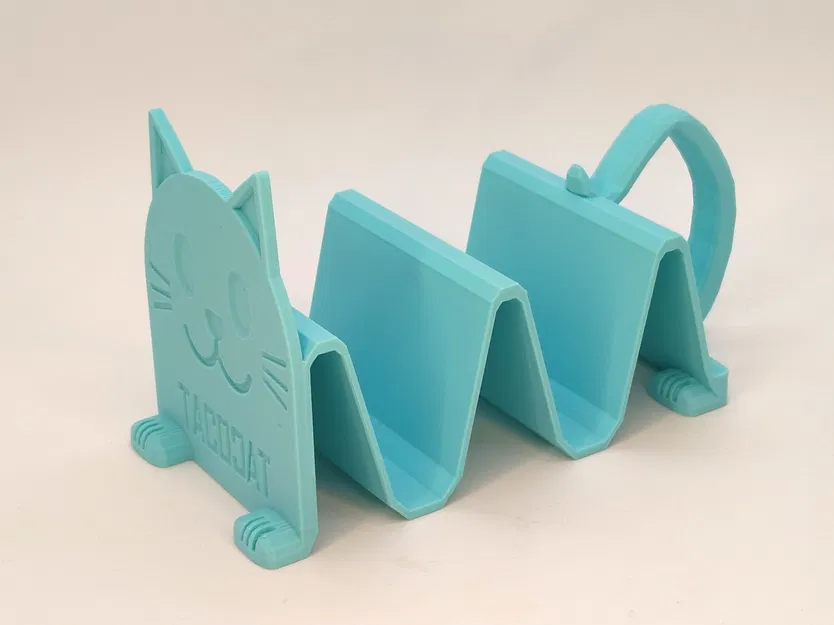 Giá đỡ taco hình mèo với tay cầm tiện lợi - Image 6