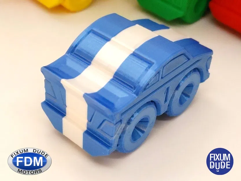 Xe đua in tại chỗ Fixum Dude Motors với bánh xe xoay - Image 2