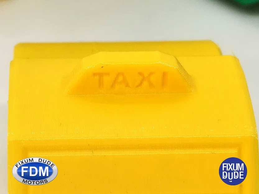 Taxi Cab in Place với Bánh Xe Quay từ Fixum Dude Motors - Image 3