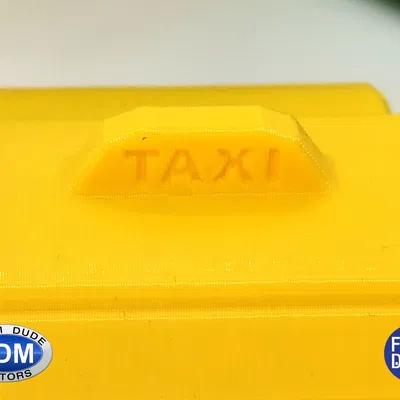 Taxi Cab in Place với Bánh Xe Quay từ Fixum Dude Motors