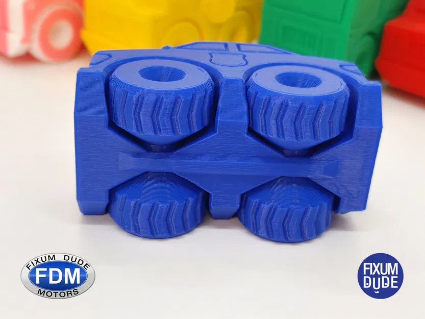 Xe cảnh sát in sẵn với bánh xe xoay từ Fixum Dude Motors - Image 5