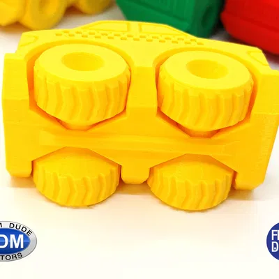 Taxi Cab in Place với Bánh Xe Quay từ Fixum Dude Motors