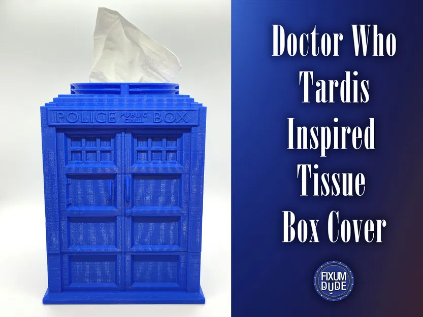 Bìa hộp đựng khăn giấy Tardis trong Doctor Who - Image 1