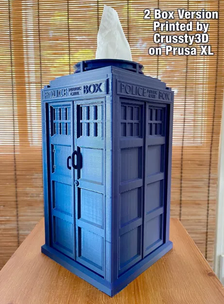 Bìa hộp đựng khăn giấy Tardis trong Doctor Who - Image 2